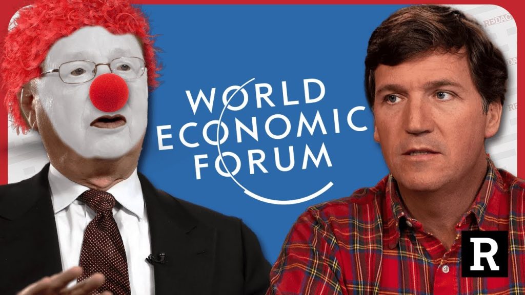 Watch Tucker Carlson DESTROY Klaus Schwab as an “elderly idiot” | Redacted with Clayton Morris