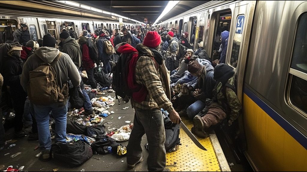 Armed Homeless People Have Invaded NYC’s Subway…