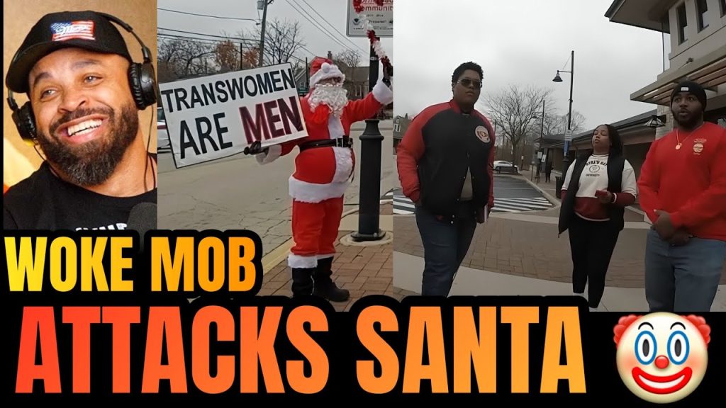 Trans Man Confronts Santa About His Hateful Sign